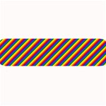 Gay Pride Flag Candy Cane Diagonal Stripe Large Bar Mats 32 x8.5  Bar Mat