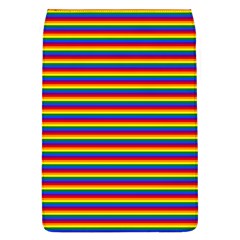 Horizontal Gay Pride Rainbow Flag Pin Stripes Flap Covers (l)  by PodArtist