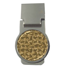 Operation Desert Cat Camouflage Catmouflage Money Clips (round)  by PodArtist