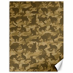 Operation Desert Cat Camouflage Catmouflage Canvas 12  X 16   by PodArtist