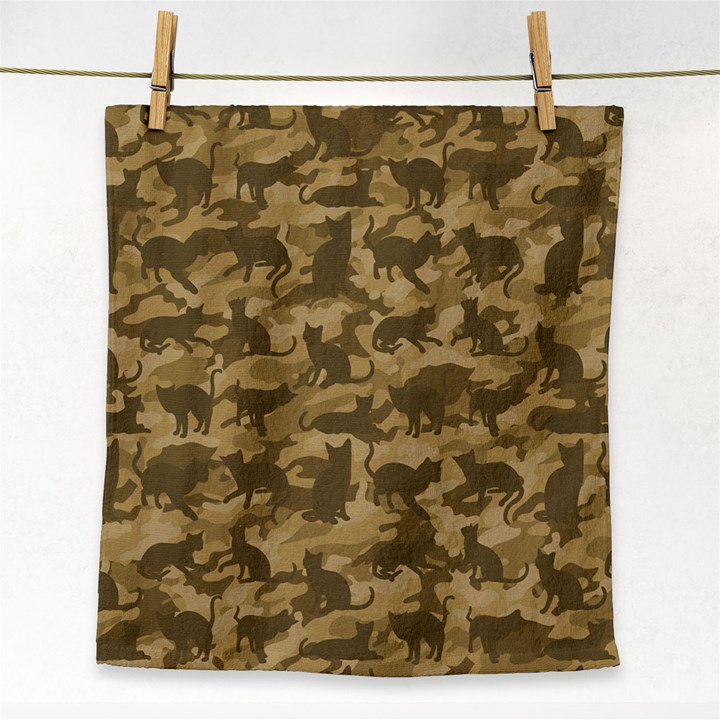 Operation Desert Cat Camouflage Catmouflage Face Towel