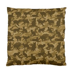 Operation Desert Cat Camouflage Catmouflage Standard Cushion Case (one Side) by PodArtist