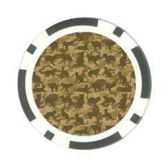 Operation Desert Cat Camouflage Catmouflage Poker Chip Card Guard (10 Pack) by PodArtist