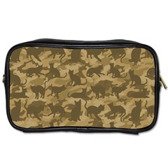 Operation Desert Cat Camouflage Catmouflage Toiletries Bags by PodArtist