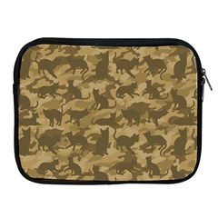 Operation Desert Cat Camouflage Catmouflage Apple Ipad 2/3/4 Zipper Cases