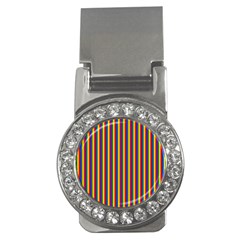 Vertical Gay Pride Rainbow Flag Pin Stripes Money Clips (cz)  by PodArtist