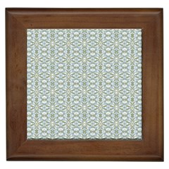 Vintage Ornate Pattern Framed Tiles by dflcprints