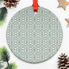 Vintage Ornate Pattern Ornament (round) by dflcprints