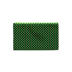 Irish Flag Green White Orange On Green St  Patrick s Day Ireland Cosmetic Bag (xs) by PodArtist