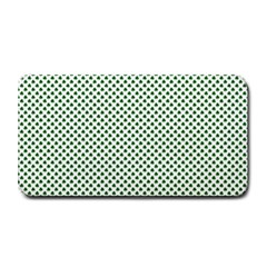 Shamrock 2-tone Green On White St Patrick’s Day Clover Medium Bar Mats by PodArtist