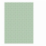 Shamrock 2-Tone Green on White St.Patrick’s Day Clover Large Garden Flag (Two Sides) Front