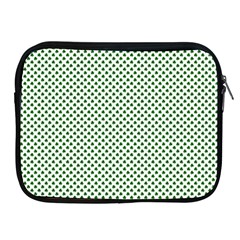 Shamrock 2-tone Green On White St Patrick’s Day Clover Apple Ipad 2/3/4 Zipper Cases by PodArtist