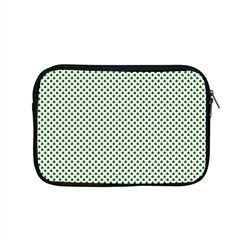 Shamrock 2-tone Green On White St Patrick’s Day Clover Apple Macbook Pro 15  Zipper Case by PodArtist