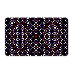 Futuristic Geometric Pattern Magnet (rectangular)