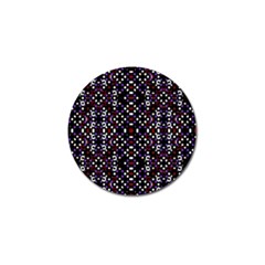 Futuristic Geometric Pattern Golf Ball Marker by dflcprints