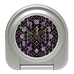 Futuristic Geometric Pattern Travel Alarm Clocks by dflcprints