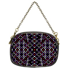 Futuristic Geometric Pattern Chain Purses (two Sides)  by dflcprints