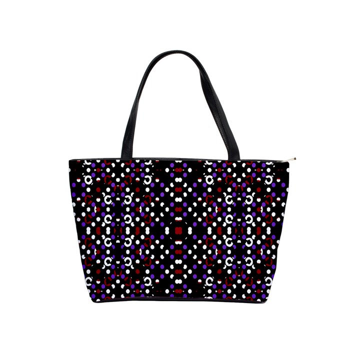 Futuristic Geometric Pattern Shoulder Handbags