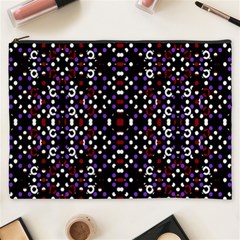 Futuristic Geometric Pattern Cosmetic Bag (xxxl)  by dflcprints