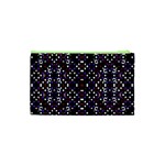 Futuristic Geometric Pattern Cosmetic Bag (XS) Back