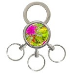 Colored Plants Photo 3-Ring Key Chains Front