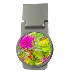 Colored Plants Photo Money Clips (round)  by dflcprints