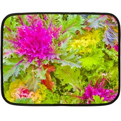 Colored Plants Photo Double Sided Fleece Blanket (mini)  by dflcprints