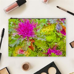 Colored Plants Photo Cosmetic Bag (large)  by dflcprints