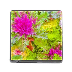 Colored Plants Photo Memory Card Reader (square) by dflcprints