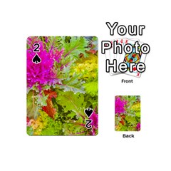 Colored Plants Photo Playing Cards 54 (mini)  by dflcprints