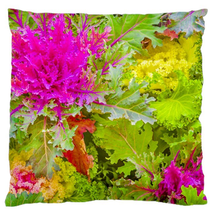 Colored Plants Photo Large Cushion Case (Two Sides)