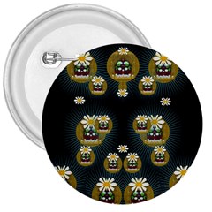 Bats In Caves In Spring Time 3  Buttons by pepitasart