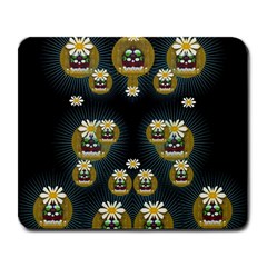 Bats In Caves In Spring Time Large Mousepads by pepitasart