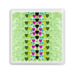 Summer Time In Lovely Hearts Memory Card Reader (square)  by pepitasart