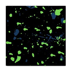 Dark Splatter Abstract Tile Coasters by dflcprints