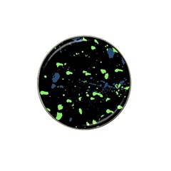 Dark Splatter Abstract Hat Clip Ball Marker by dflcprints