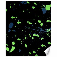 Dark Splatter Abstract Canvas 16  X 20   by dflcprints