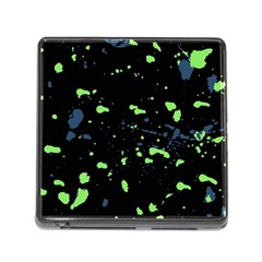 Dark Splatter Abstract Memory Card Reader (square) by dflcprints