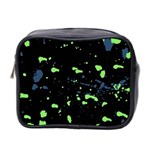 Dark Splatter Abstract Mini Toiletries Bag 2-Side Front