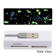 Dark Splatter Abstract Memory Card Reader (stick)  by dflcprints