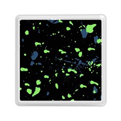 Dark Splatter Abstract Memory Card Reader (square)  by dflcprints