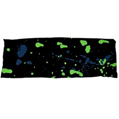 Dark Splatter Abstract Body Pillow Case Dakimakura (two Sides) by dflcprints