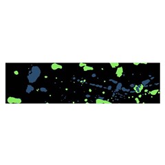 Dark Splatter Abstract Satin Scarf (oblong) by dflcprints