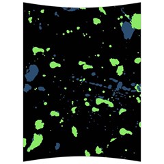 Dark Splatter Abstract Back Support Cushion