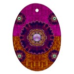 Viva Summer Time In Fauna Ornament (Oval) Front