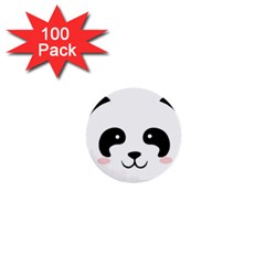 Panda  1  Mini Buttons (100 Pack)  by Valentinaart