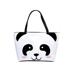 Panda  Shoulder Handbags by Valentinaart