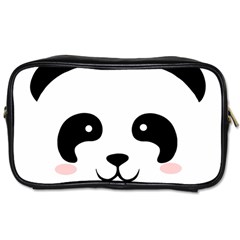 Panda  Toiletries Bags 2-side by Valentinaart