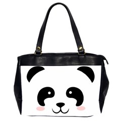 Panda  Office Handbags (2 Sides)  by Valentinaart