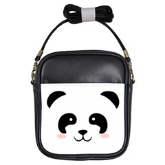 Panda  Girls Sling Bags by Valentinaart